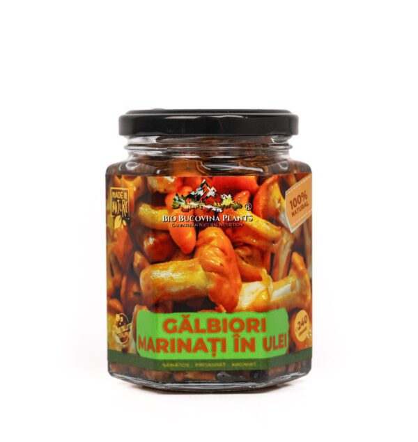 Gălbiori marinați în ulei - 270g